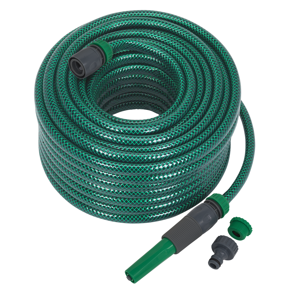 30m Water Hose with Fittings