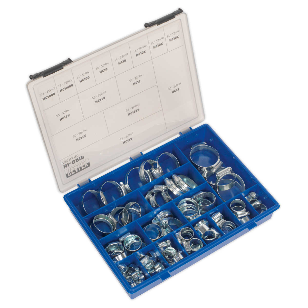 81pc HI-GRIP® Hose Clip Assortment - DIN3017 Ø9.5-55mm