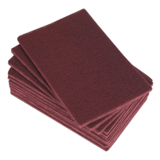 150 x 230mm Abrasive Finishing Pad Medium - Pack of 10