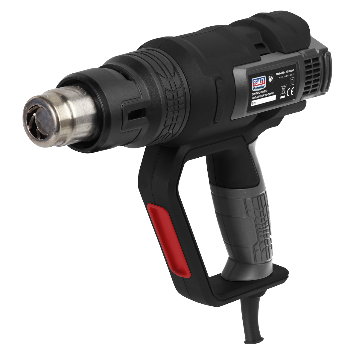2000W 3-Speed Hot Air Gun 50-600°C