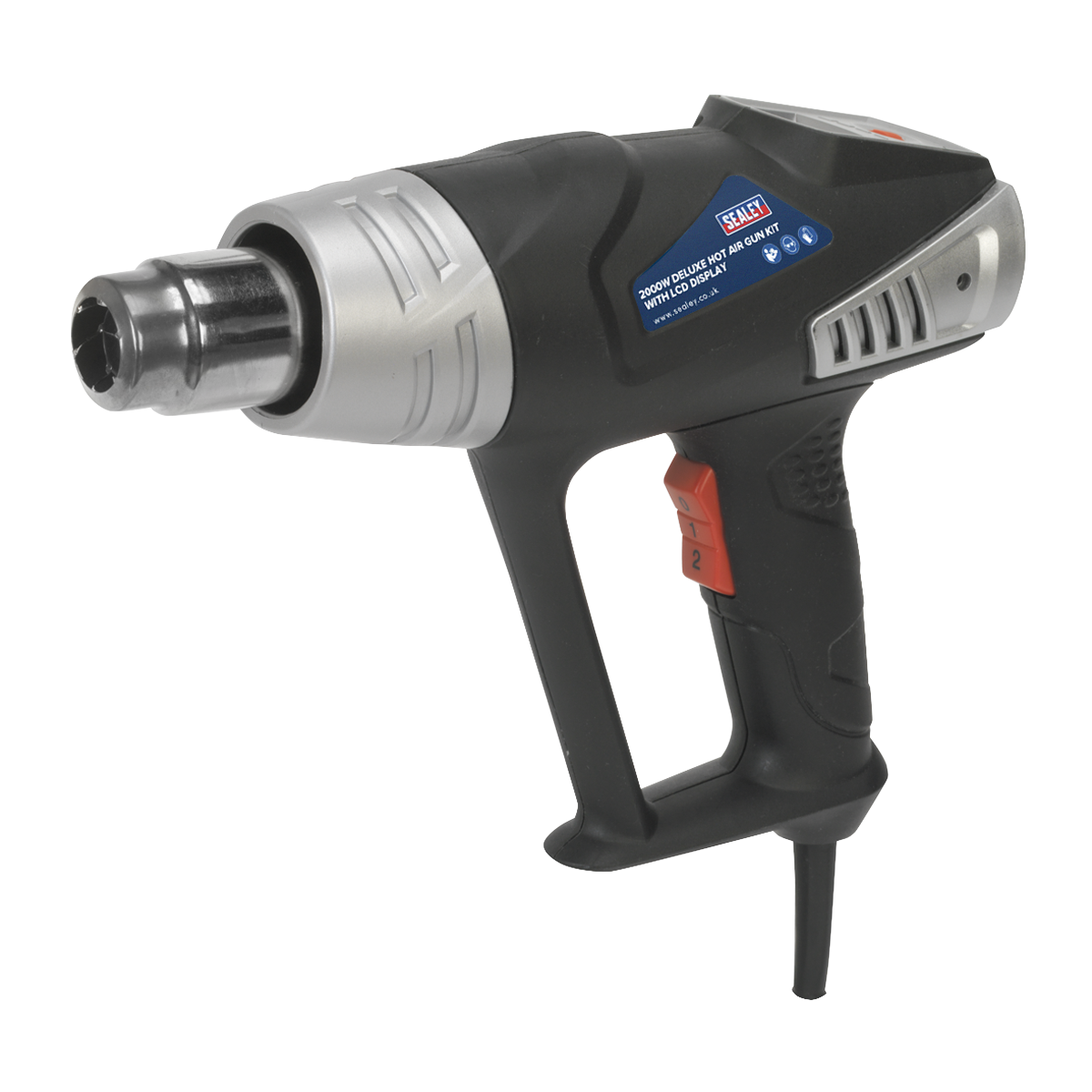 2000W Deluxe Hot Air Gun Kit with LCD Display