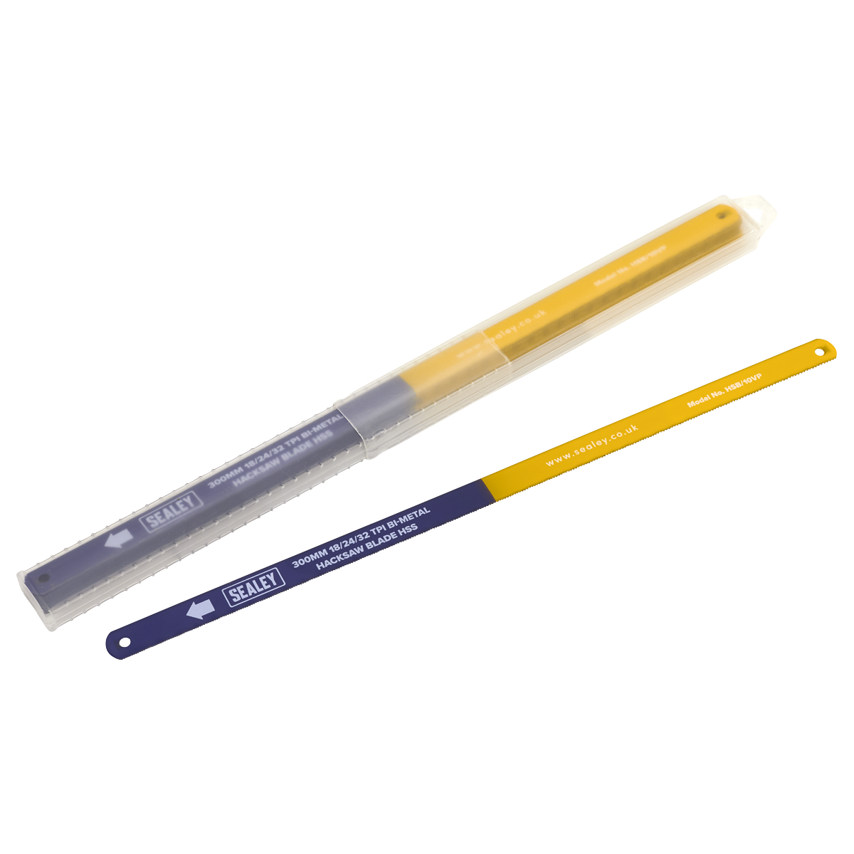 300mm Bi-Metal 18/24/32tpi Vari-Pitch Hacksaw Blade - Pack of 10