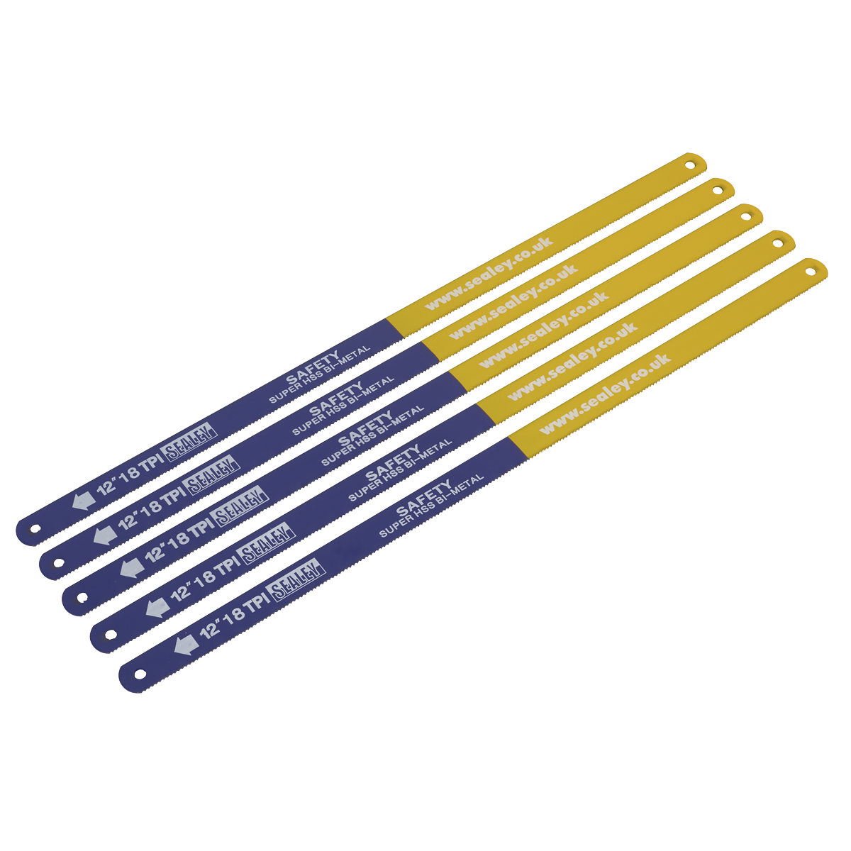 18tpi Bi-Metal Hacksaw Blade HSS - Pack of 5