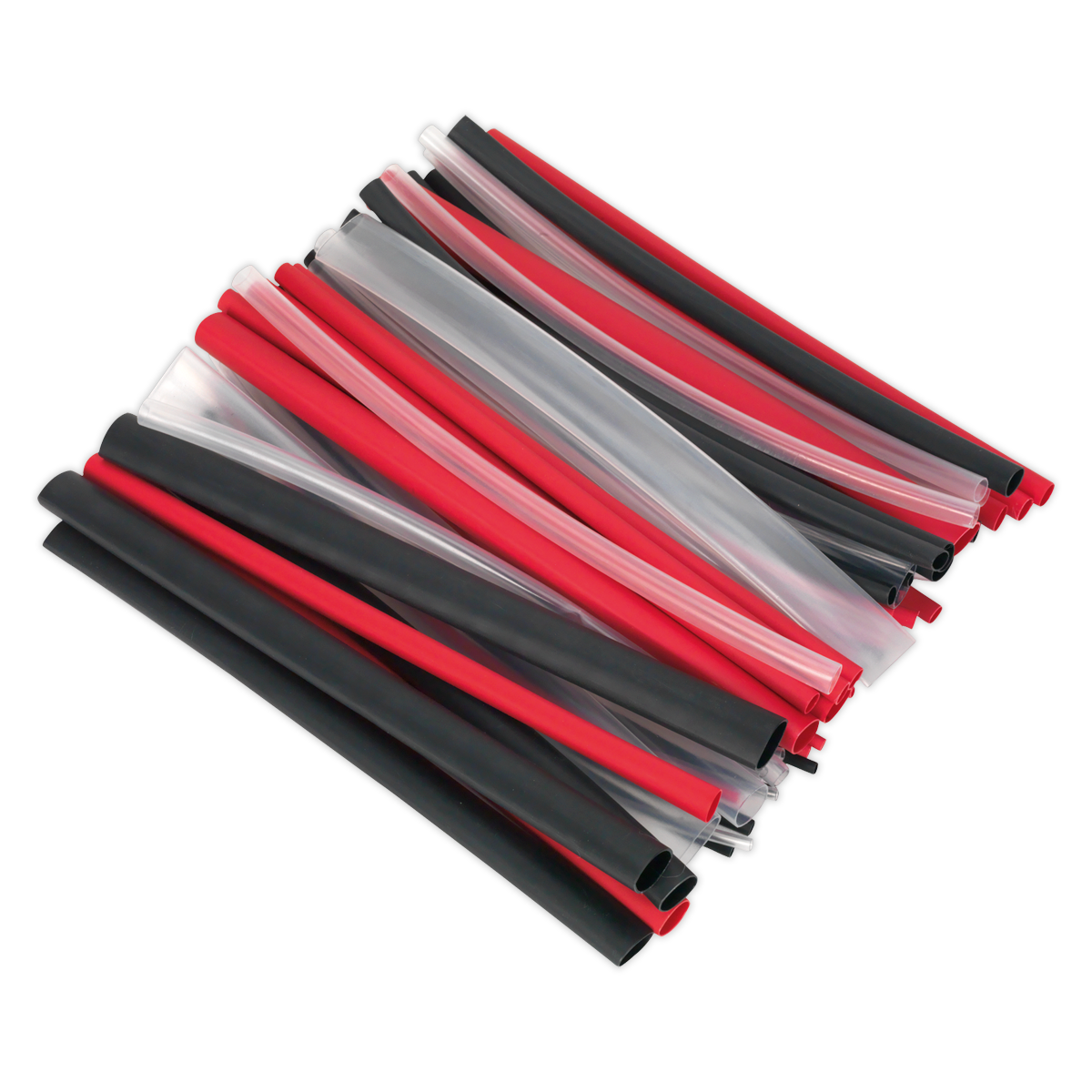 72pc 200mm Heat Shrink Dual Wall Adhesive Lined Tubing - Mixed Colour