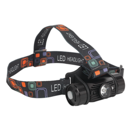 5W SMD LED Rechargeable Head Torch with Auto-Sensor