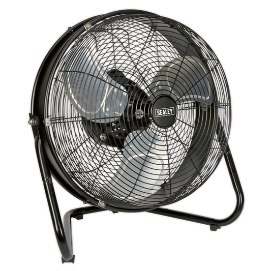 18" Industrial High Velocity Floor Fan with Internal Oscillation