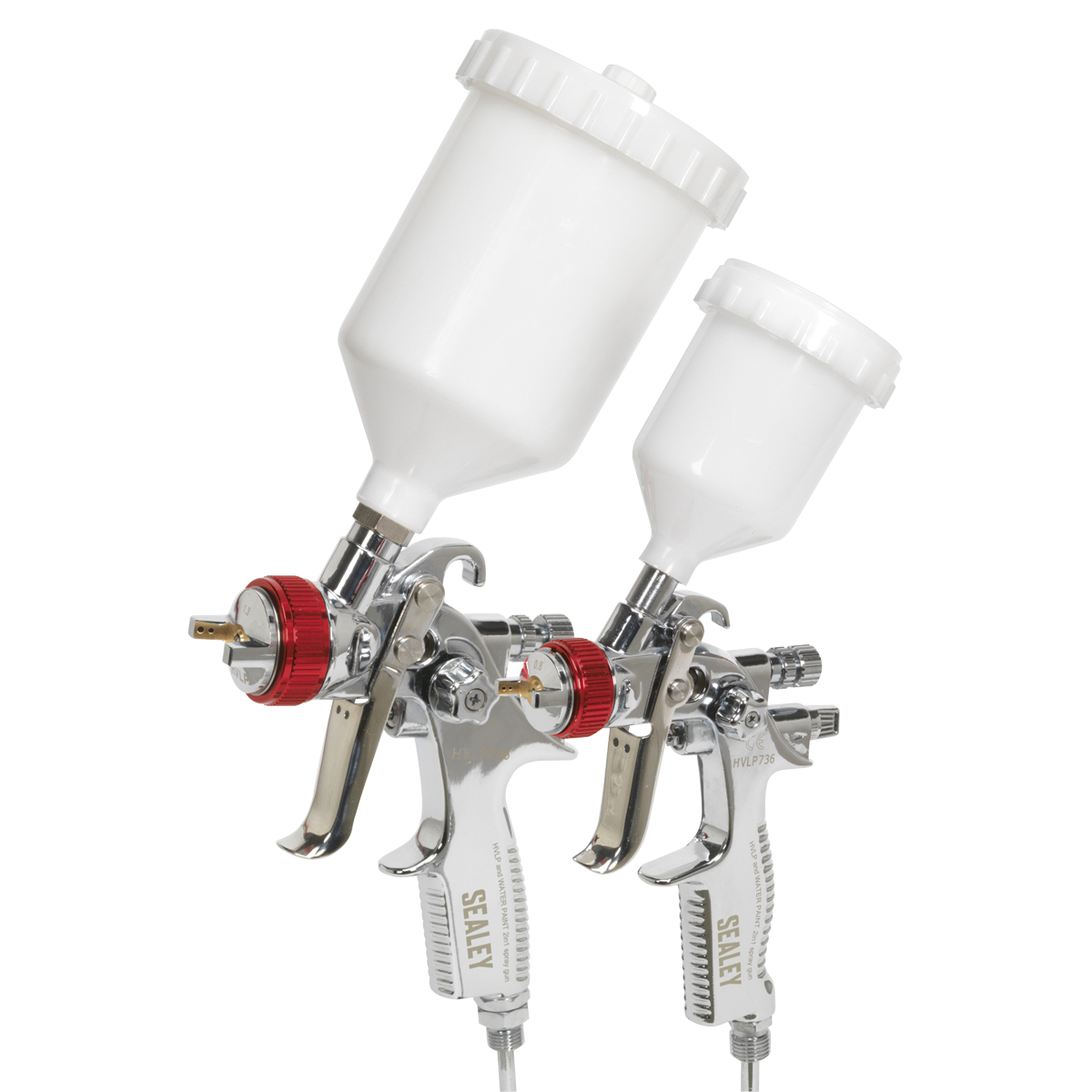HVLP Top Coat/Touch-Up Gravity Feed Spray Gun Set
