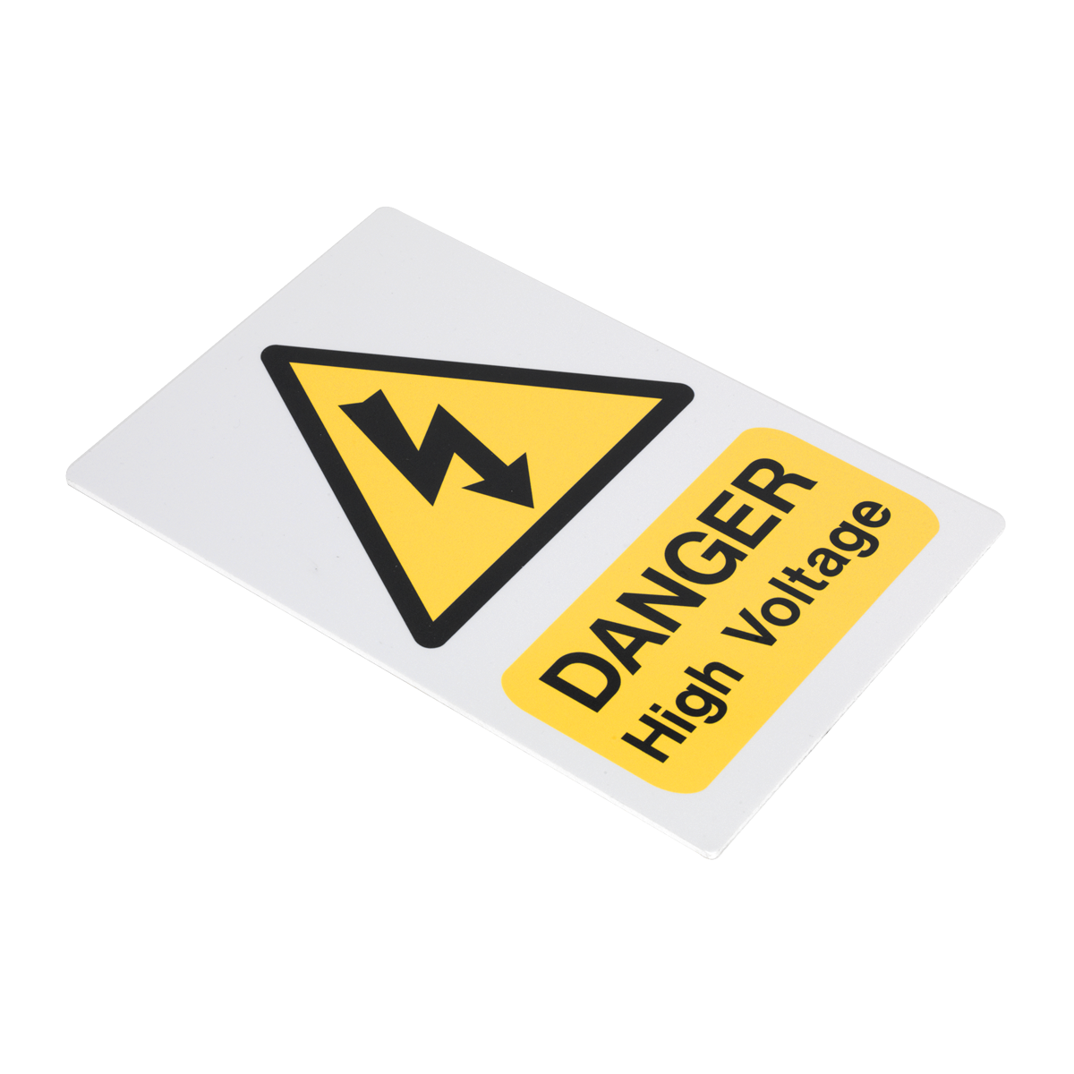 200 x 300mm High Voltage Warning Sign