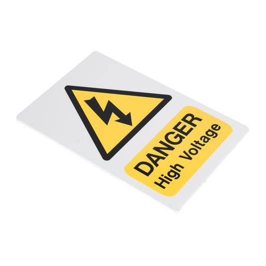 200 x 300mm High Voltage Warning Sign