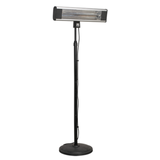 1800W High Efficiency Carbon Fibre Infrared Patio Heater with Telescopic Floor Stand