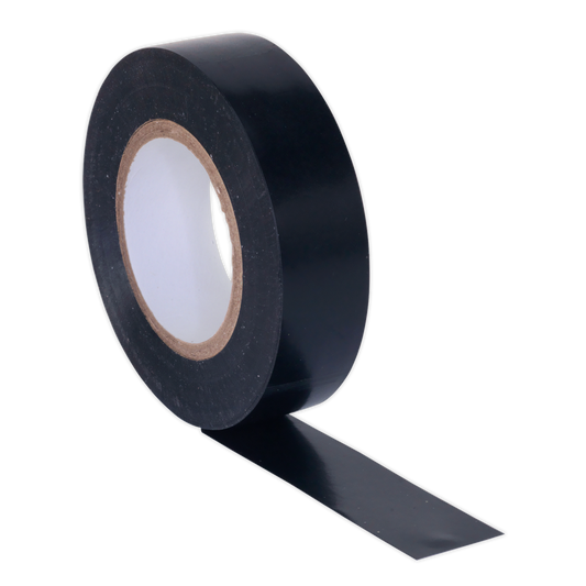 19mm x 20m Black PVC Insulating Tape - Pack of 10