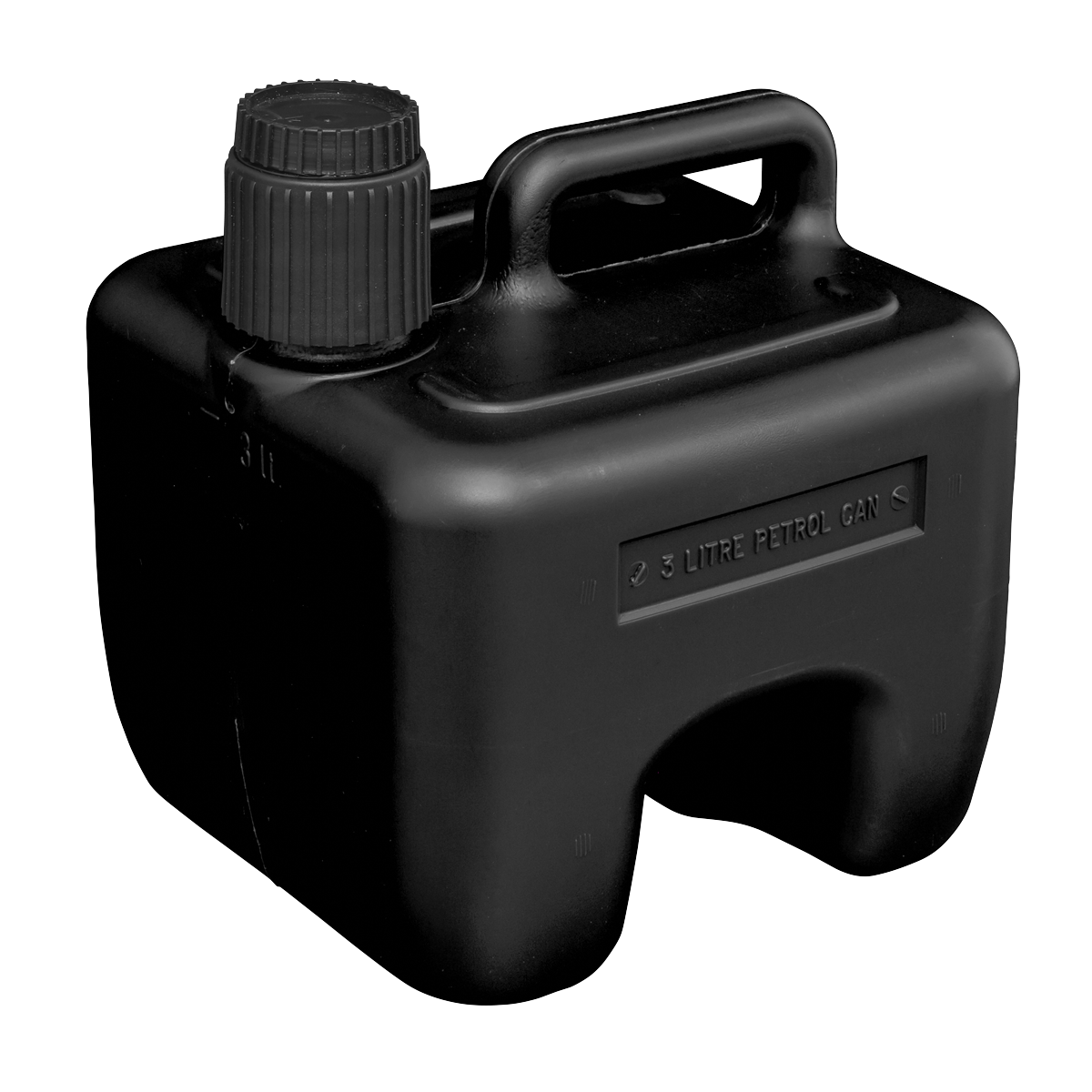 3L Stackable Fuel Can - Black