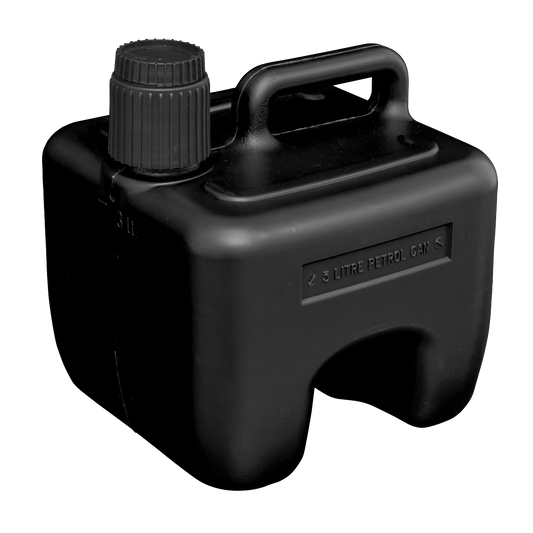 3L Stackable Fuel Can - Black