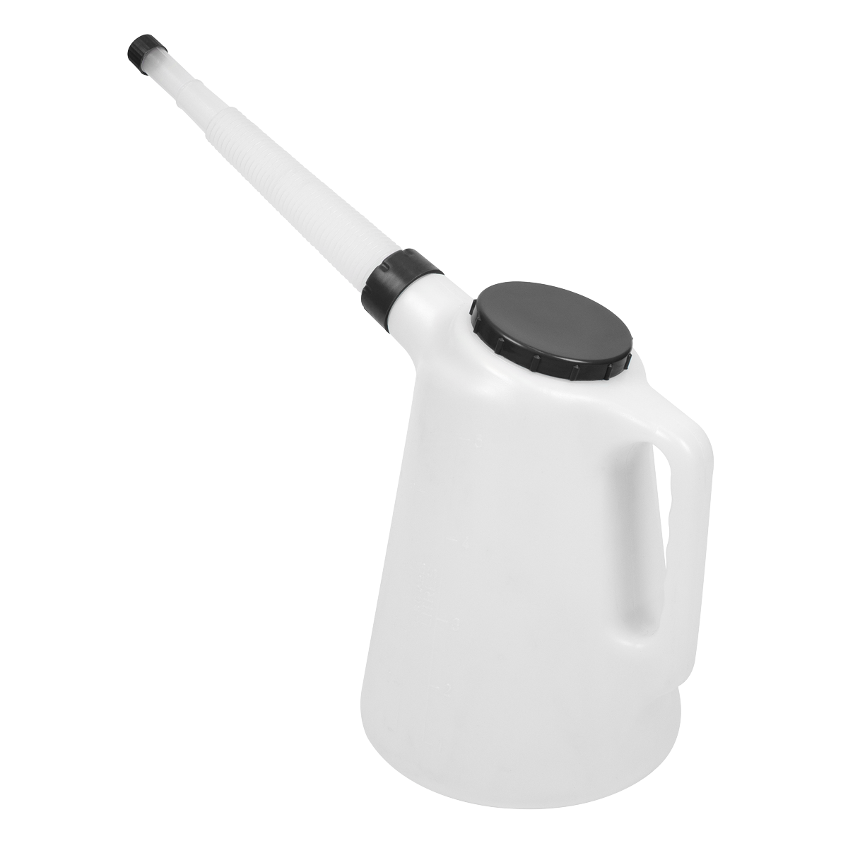 5L Oil Container with Lid & Flexible Spout