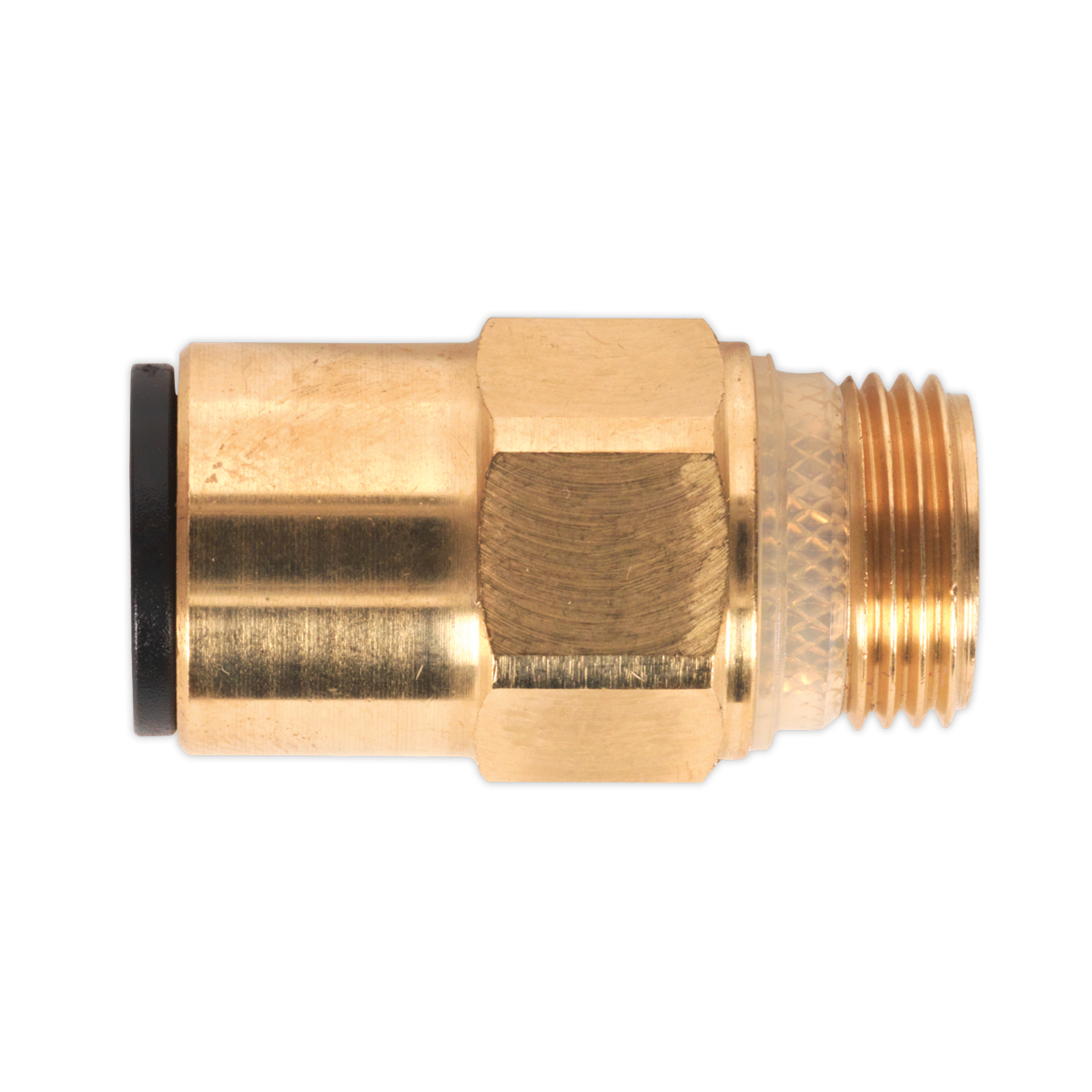 12mm Pipe to 3/8"BSP Brass SuperThread Straight Adaptor - Pack of 2