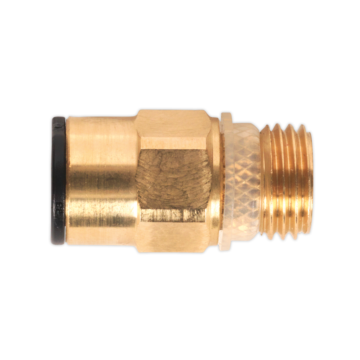 8mm Pipe to 1/4"BSP Brass SuperThread Straight Adaptor - Pack of 2