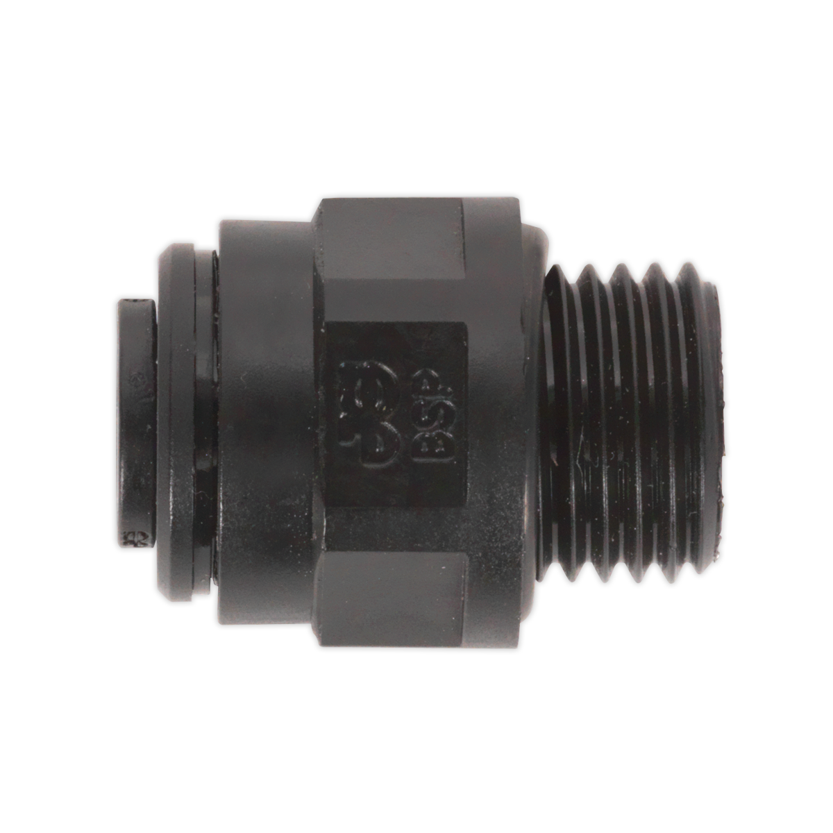 10mm Pipe to 1/4"BSP Thread Straight Adaptor - Pack of 5