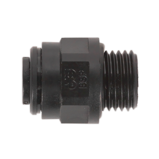 10mm Pipe to 1/4"BSP Thread Straight Adaptor - Pack of 5