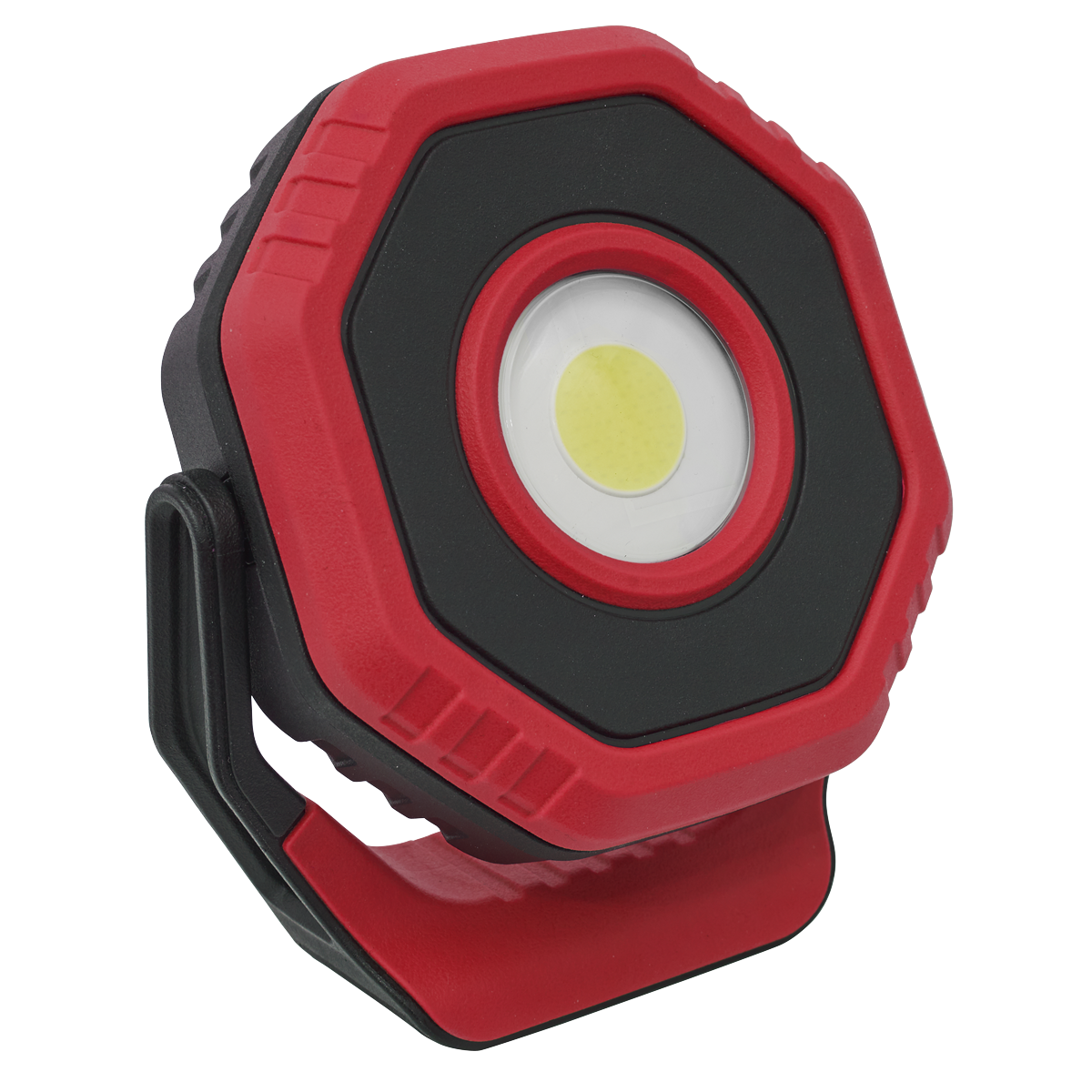 360° 7W COB LED Rechargeable Pocket Floodlight with Magnet - Red