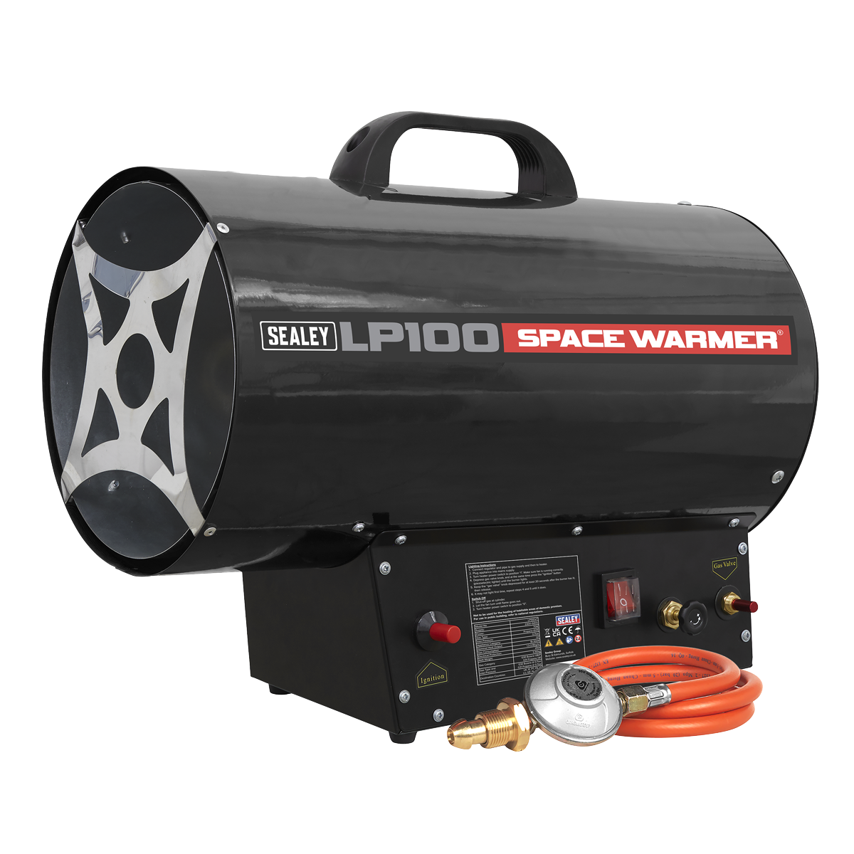 61,000-102,000Btu/hr (18-30kW) Space Warmer® Propane Heater