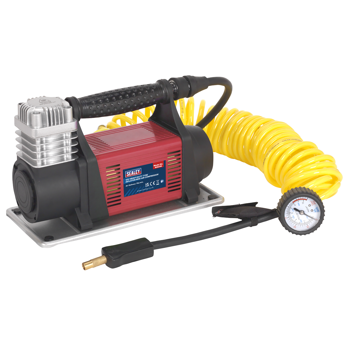 12V Heavy-Duty Tyre Inflator/Mini Air Compressor