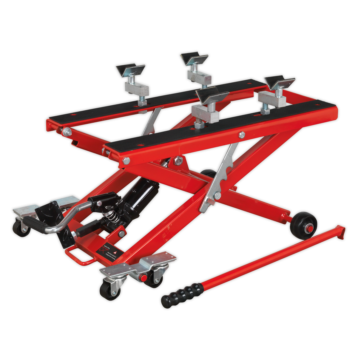 500kg Scissor Motorcycle Lift with Frame Supports