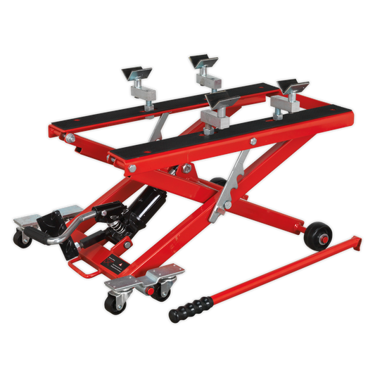 500kg Scissor Motorcycle Lift with Frame Supports