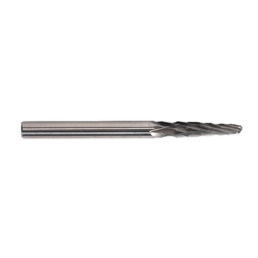 Ø3mm Micro Carbide Burr Ball Nose Taper - Pack of 3