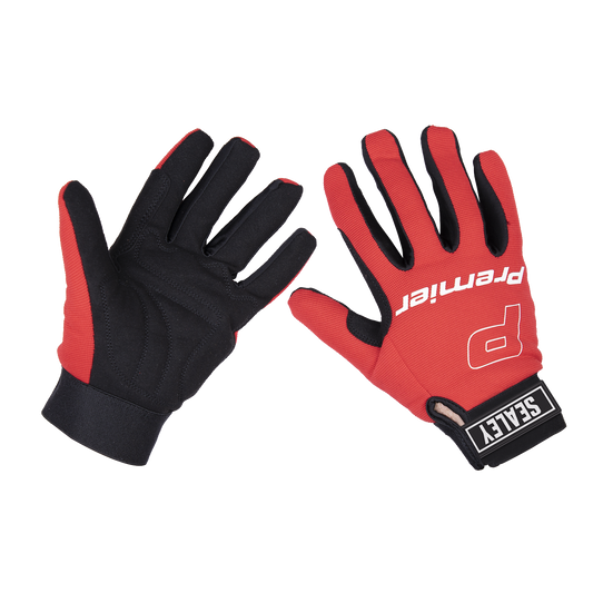 Mechanic's Gloves Padded Palm - Large Pair