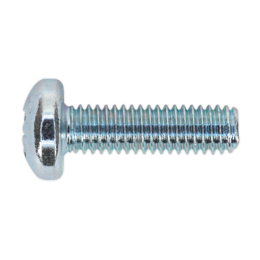 M6 x 20mm Pan Head Pozi Machine Screw DIN 7985Z - Pack of 50