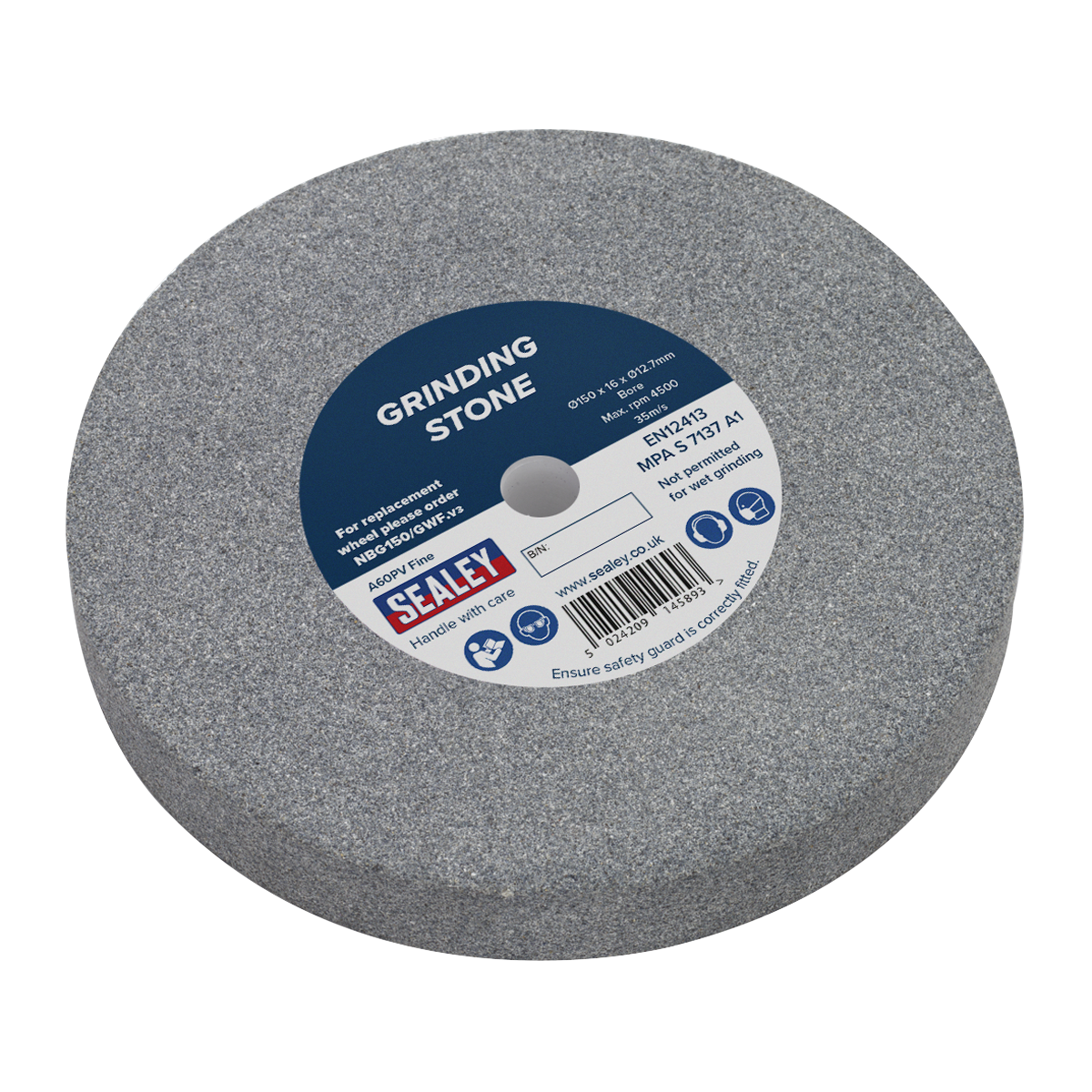 Ø150 x 16mm Grinding Stone Ø13mm Bore A60P Fine