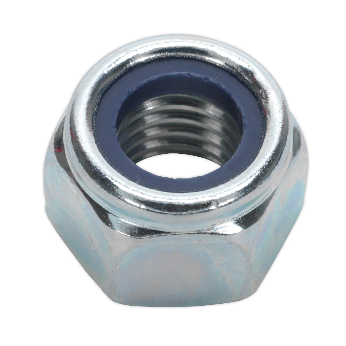 Zinc Plated Nylon Locknut DIN 982 - M12 - Pack of 25