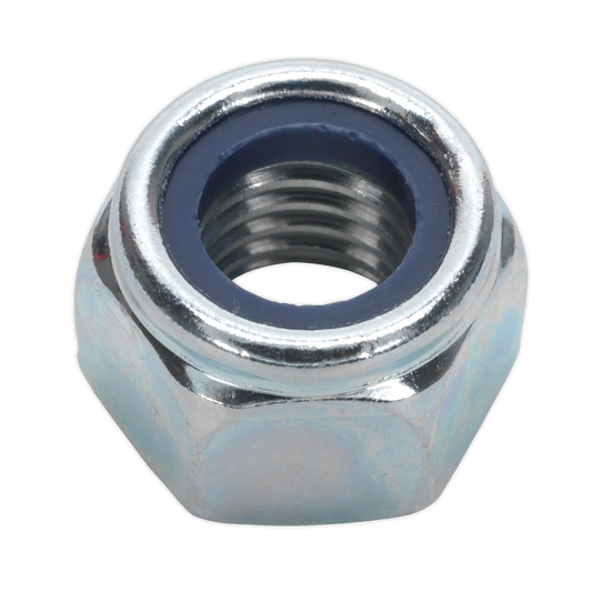 Zinc Plated Nylon Locknut DIN 982 - M12 - Pack of 25