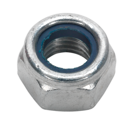 Zinc Plated Nylon Locknut DIN 982 - M14 - Pack of 25