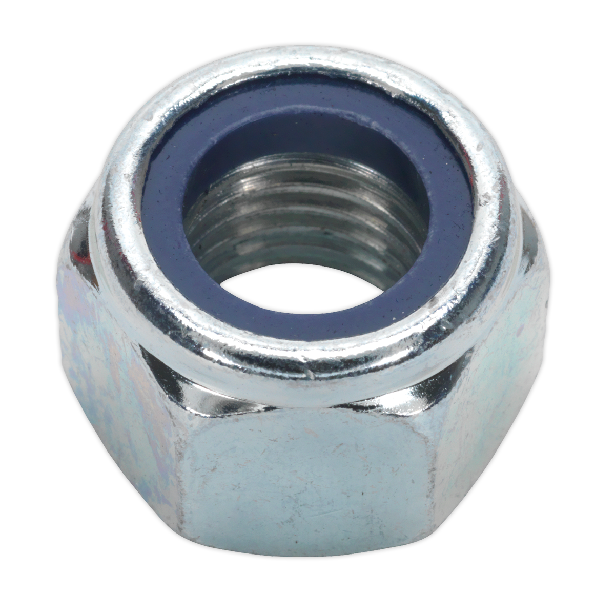 Zinc Plated Nylon Locknut DIN 982 - M16 - Pack of 25