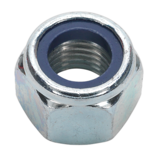 Zinc Plated Nylon Locknut DIN 982 - M16 - Pack of 25