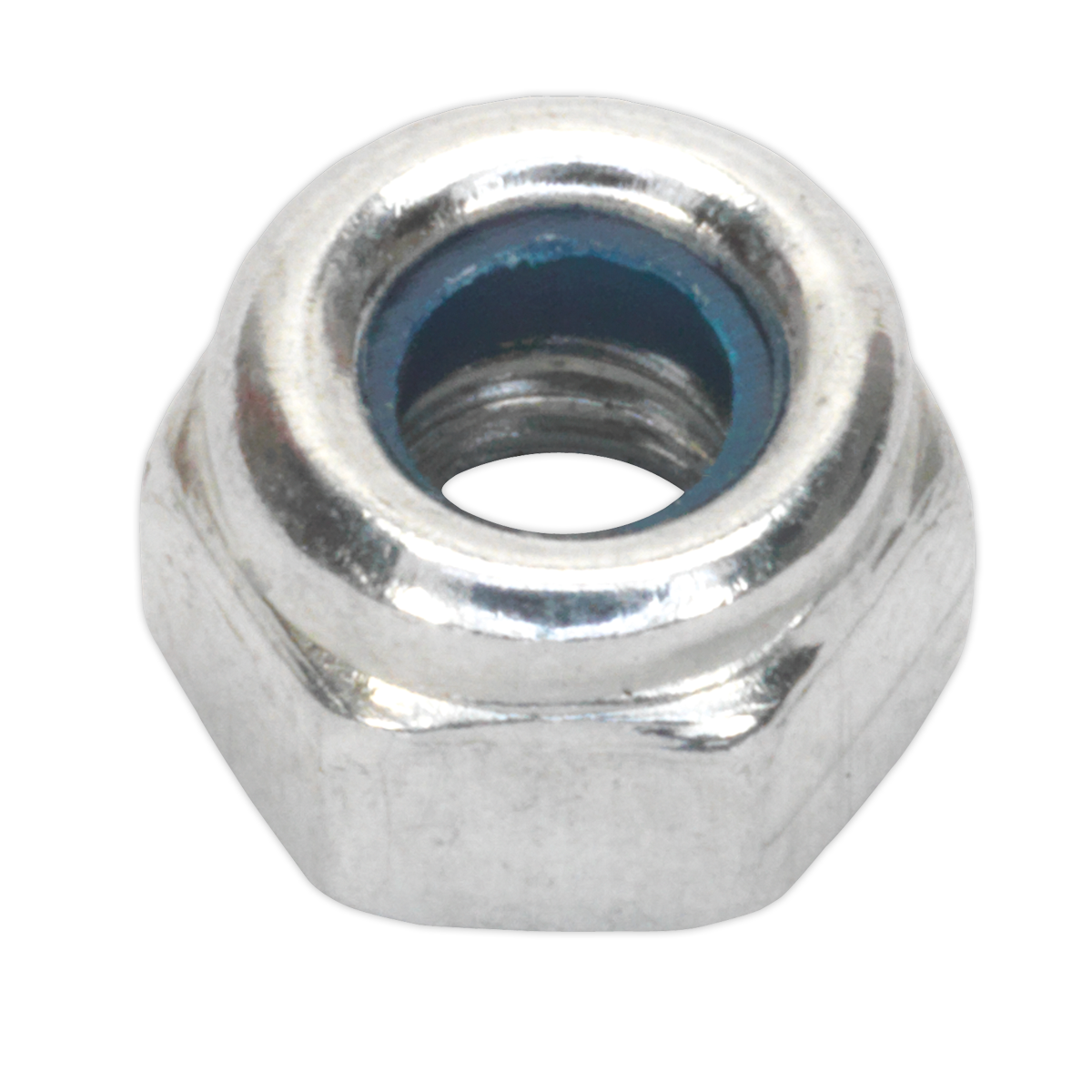 Zinc Plated Nylon Locknut DIN 982 - M4 - Pack of 100