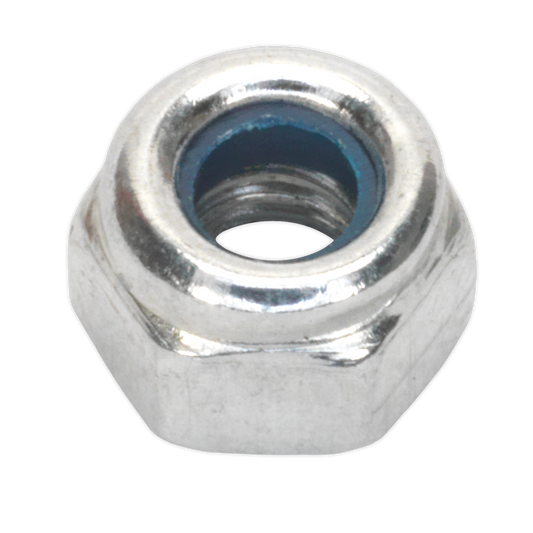 Zinc Plated Nylon Locknut DIN 982 - M4 - Pack of 100