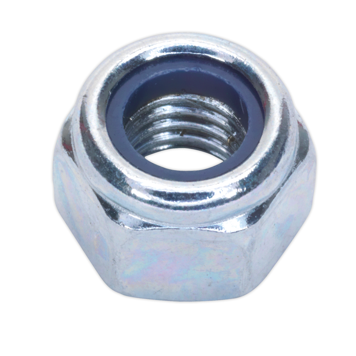 Zinc Plated Nylon Locknut DIN 982 - M8- Pack of 100