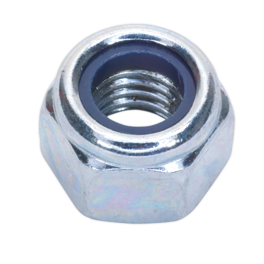 Zinc Plated Nylon Locknut DIN 982 - M8- Pack of 100