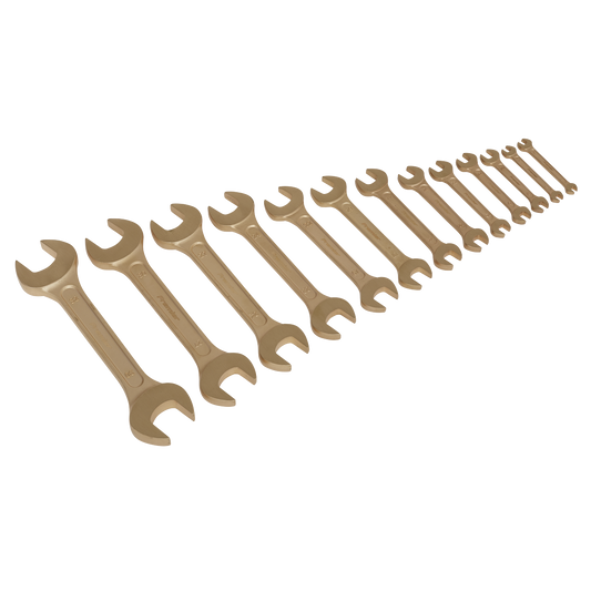 13pc Double Open-End Spanner Set - Non-Sparking