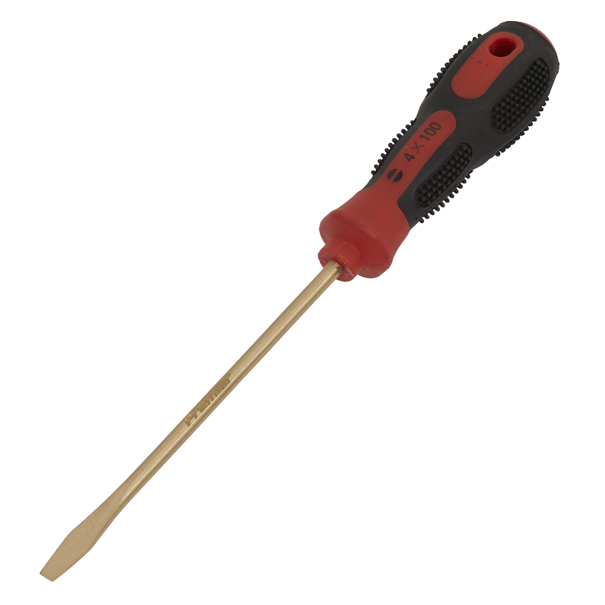 4 x 100mm Slotted Screwdriver - Non-Sparking