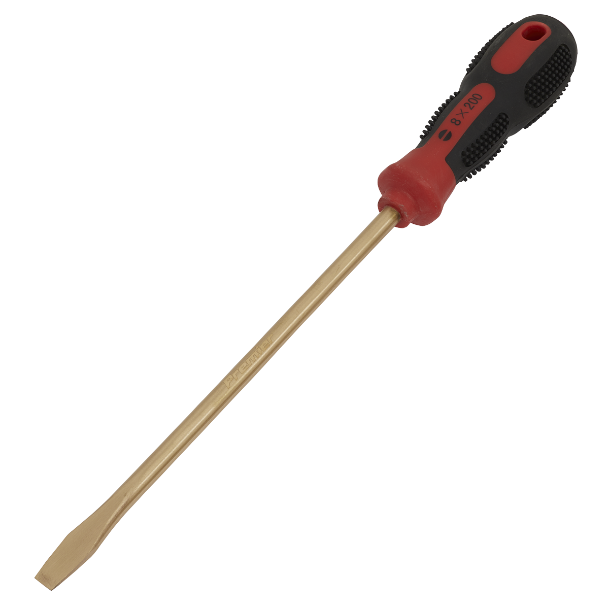 8 x 200mm Slotted Screwdriver - Non-Sparking