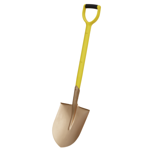 240 x 420 x 990mm Round Point Shovel - Non-Sparking