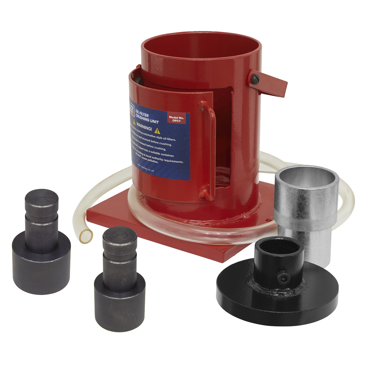 Oil Filter Crusher & Adaptor Combo