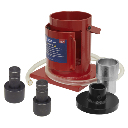 Oil Filter Crusher & Adaptor Combo