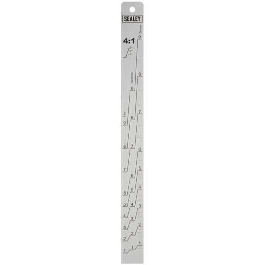 Aluminium Paint Measuring Stick 2:1/4:1