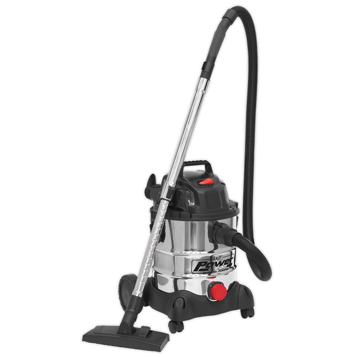 20L Wet & Dry Industrial Vacuum Cleaner 1250W Stainless Drum