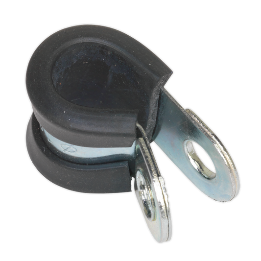 Ø10mm Rubber Lined P-Clip - Pack of 25