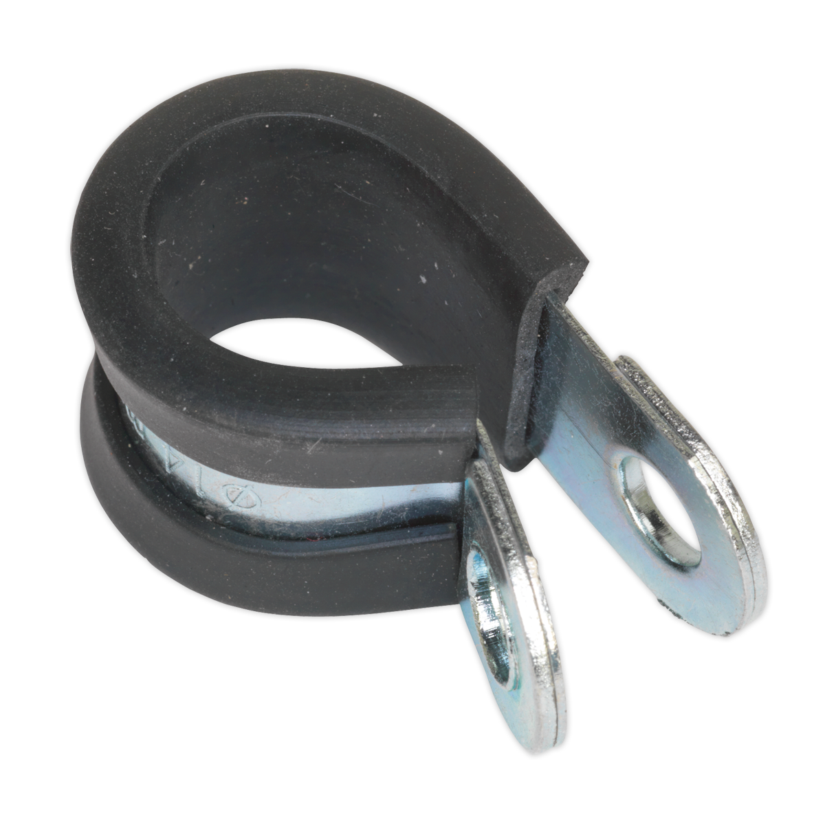 Ø12/13mm Rubber Lined P-Clip - Pack of 25